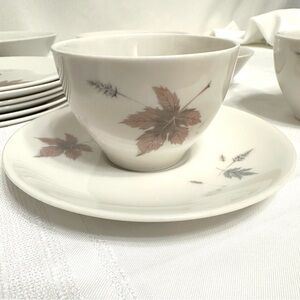 Royal Doulton “ Tumbling Leaves” dishes.